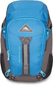 Black/Slate/Gold NEW High Sierra Pathway 40L Internal Hiking Frame Backpack 