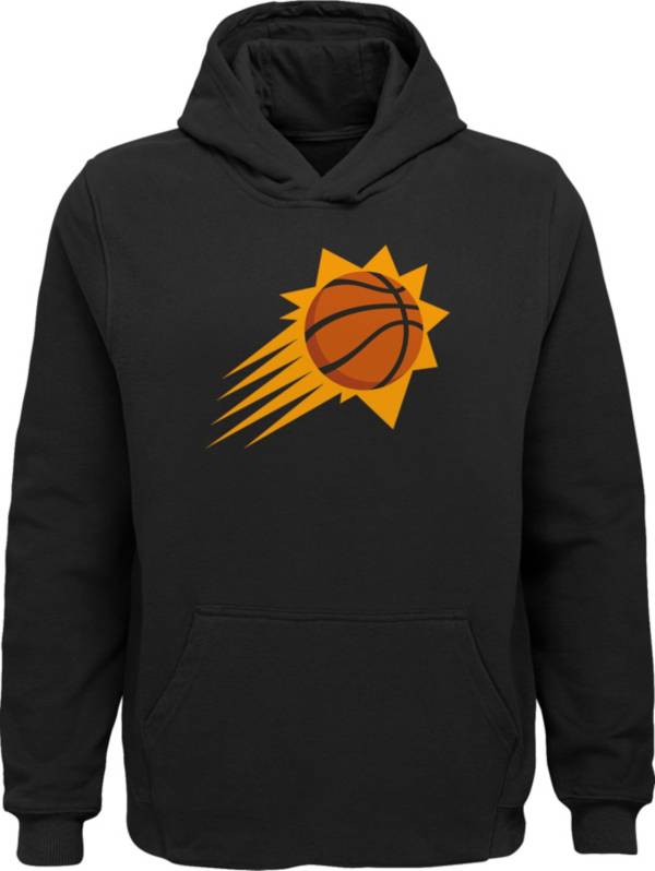 Outerstuff Youth Phoenix Suns Black Primary Fleece Logo Hoodie