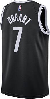 Nike Men's Brooklyn Nets Kevin Durant #7 Black Dri-FIT Swingman Jersey product image