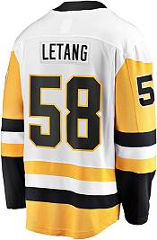 مافيا NHL Men's Pittsburgh Penguins Kris Letang #58 Breakaway Away Replica Jersey مافيا
