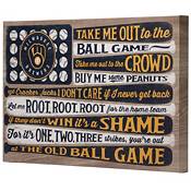 Open Road Milwaukee Brewers Ball Game Canvas product image