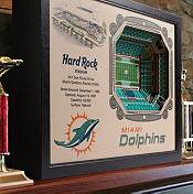You the Fan Miami Dolphins 25-Layer StadiumViews 3D Wall Art product image