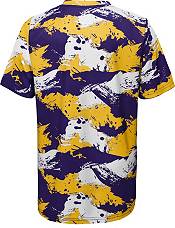 NFL Team Apparel Youth Minnesota Vikings Cross Pattern Purple T-Shirt product image