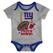 NFL Team Apparel Infant New York Giants 3-Piece Creeper Set product image