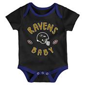 NFL Team Apparel Infant Baltimore Ravens 3-Piece Creeper Set product image