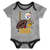 NFL Team Apparel Infant Pittsburgh Steelers 3-Piece Creeper Set product image