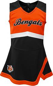 NFL Team Apparel Toddler Cincinnati Bengals Cheer Jumper Dress product image