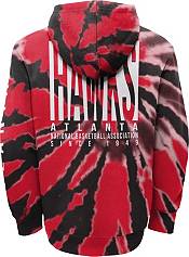Outerstuff Youth Atlanta Hawks Red Tie Dye Pullover Hoodie product image