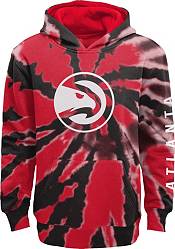 Outerstuff Youth Atlanta Hawks Red Tie Dye Pullover Hoodie product image