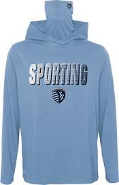Outerstuff Youth Sporting Kansas City Blocker Blue Long Sleeve Hoodie product image