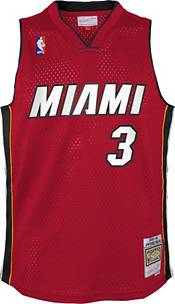 Mitchell & Ness Youth Miami Heat Dwyane Wade #3 Red Swingman Jersey product image