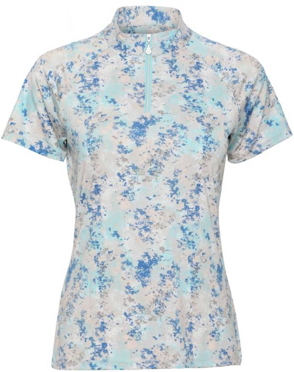 Sport Haley Women's Kona Watercolor Print Short Sleeve Golf Polo