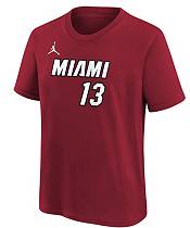Jordan Youth Miami Heat Bam Adebayo #13 Red T-Shirt product image