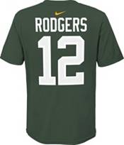 NFL Team Apparel Youth Green Bay Packers Aaron Rodgers #12 Green Player T-Shirt product image
