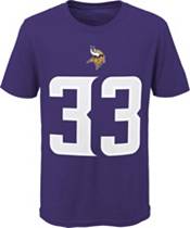 NFL Team Apparel Youth Minnesota Vikings Dalvin Cook #85 Purple Player T-Shirt product image