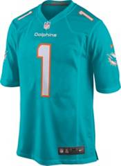 Nike Youth Miami Dolphins Tua Tagovailoa #1 Aqua Game Jersey product image