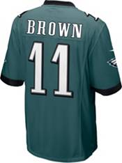 Nike Youth Philadelphia Eagles A.J. Brown #11 Green Game Jersey product image