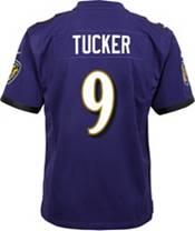 Nike Youth Baltimore Ravens Justin Tucker #9 Purple Game Jersey product image