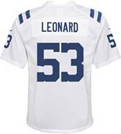 Nike Youth Indianapolis Colts Darius Leonard #53 White Game Jersey product image