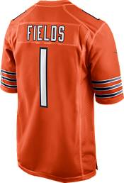 Nike Youth Chicago Bears Justin Fields #1 Orange Game Jersey product image
