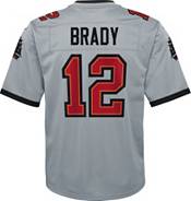 Nike Youth Tampa Bay Buccaneers Tom Brady #12 Wolf Grey Game Jersey product image