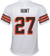 Nike Youth Cleveland Browns Kareem Hunt #27 Alternate White Game Jersey product image