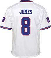 Nike Youth New York Giants Daniel Jones #8 White Game Jersey product image