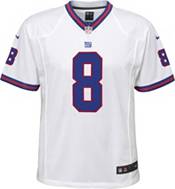 Nike Youth New York Giants Daniel Jones #8 White Game Jersey product image