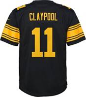 Nike Youth Pittsburgh Steelers Chase Claypool #11 Black Color Rush Game Jersey product image