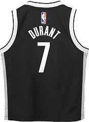 Nike Little Kids' Brooklyn Nets Kevin Durant #7 Black Dri-FIT Swingman Jersey product image