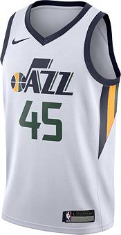 Nike Youth Utah Jazz Donovan Mitchell #45 White Dri-FIT Swingman Jersey product image