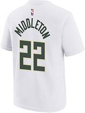 Nike Youth Milwaukee Bucks Khris Middleton #22 White T-Shirt product image