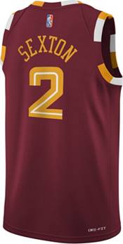 Nike Youth 2021-22 City Edition Cleveland Cavaliers Collin Sexton #2 Red Swingman Jersey product image