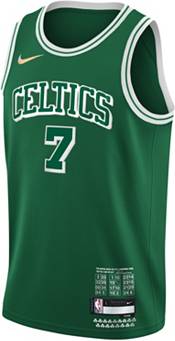Nike Youth 2021-22 City Edition Boston Celtics Jaylen Brown #7 Green Swingman Jersey product image