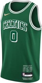 Nike Youth 2021-22 City Edition Boston Celtics Jayson Tatum #0 Green Swingman Jersey product image