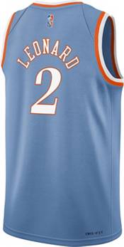 Nike Youth 2021-22 City Edition Los Angeles Clippers Kawhi Leonard #2 Blue Swingman Jersey product image