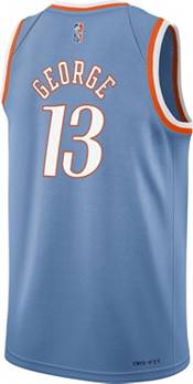 Nike Youth 2021-22 City Edition Los Angeles Clippers Paul George #13 Blue Swingman Jersey product image