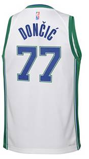 Nike Youth 2021-22 City Edition Dallas Mavericks Luka Doncic #77 White Swingman Jersey product image