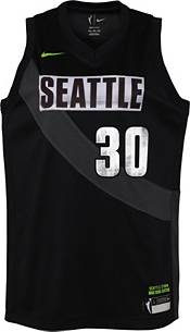 Nike Youth Seattle Storm Breanna Stewart Black Replica Rebel Jersey product image
