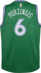 Nike Youth Dallas Mavericks Kristaps Porzingis #6 Green Dri-FIT Hardwood Classic Jersey product image