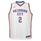 كمامة فاين Nike Youth Oklahoma City Thunder Shai Gilgeous-Alexander #2 White Dri-FIT  Swingman Jersey كمامة فاين