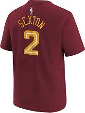 Nike Youth 2021-22 City Edition Cleveland Cavaliers Collin Sexton #2 Red Player T-Shirt product image
