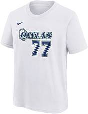 Nike Youth 2021-22 City Edition Dallas Mavericks Luka Doncic #77 White Player T-Shirt product image