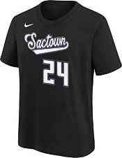 Nike Youth 2021-22 City Edition Sacramento Kings Buddy Hield #24 Black Player T-Shirt product image