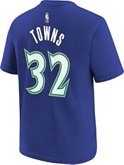 Nike Youth 2021-22 City Edition Minnesota Timberwolves Karl-Anthony Towns #32 Blue Player T-Shirt product image