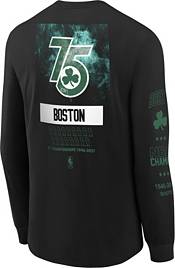 Nike Youth 2021-22 City Edition Boston Celtics Black Courtside Long Sleeve T-Shirt product image