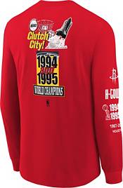 Nike Youth 2021-22 City Edition Houston Rockets Red Courtside Long Sleeve T-Shirt product image