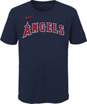 Nike Youth Los Angeles Angels Mike Trout #27 Navy T-Shirt product image