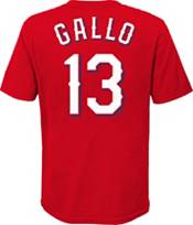 Nike Youth Texas Rangers Joey Gallo #13 Red T-Shirt product image