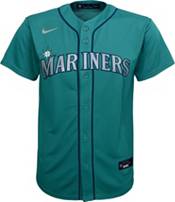 Nike Youth Replica Seattle Mariners Kyle Lewis #1 Green Cool Base Jersey product image